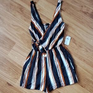 Windsor Multicolor Striped Romper